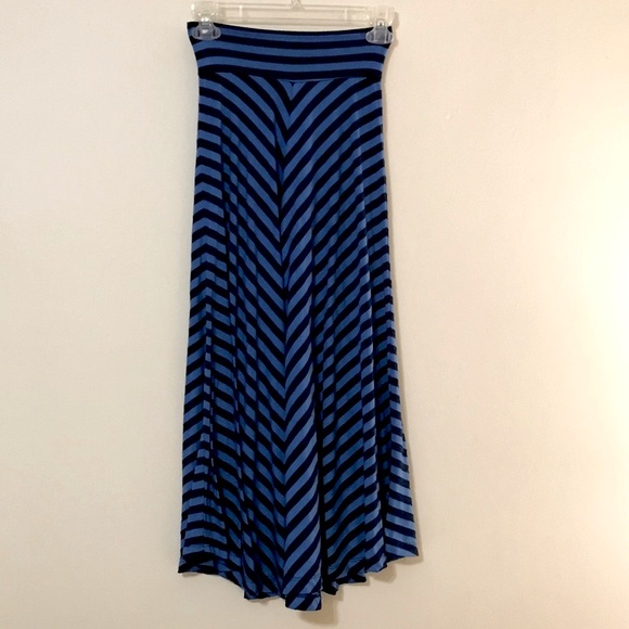 Kenneth Cole vintage made in USA chevron striped skirt - Picture 6 of 9